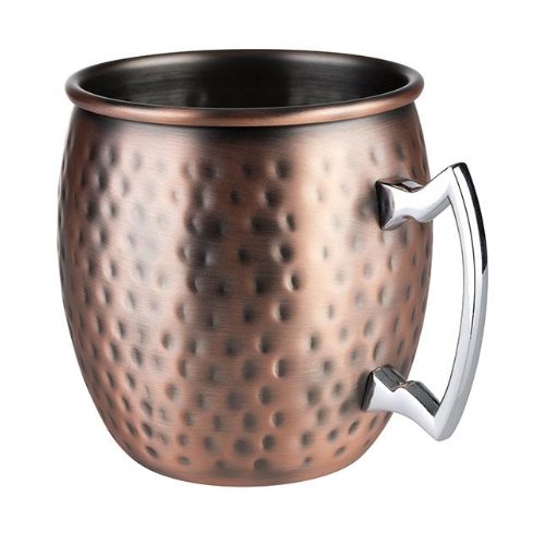 APS Becher MOSCOW MULE aus Edelstahl für Cocktails und Longdrinks