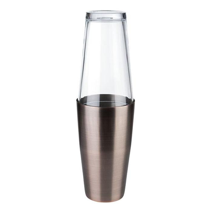 APS Boston Shaker, 2-teiliges Set für Cocktails, Edelstahl und Glas