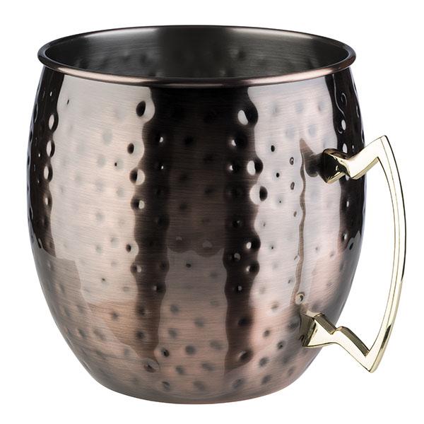 APS Flaschenkühler -MOSCOW MULE- aus Edelstahl im Antik-Kupfer-Look für die Gastronomie