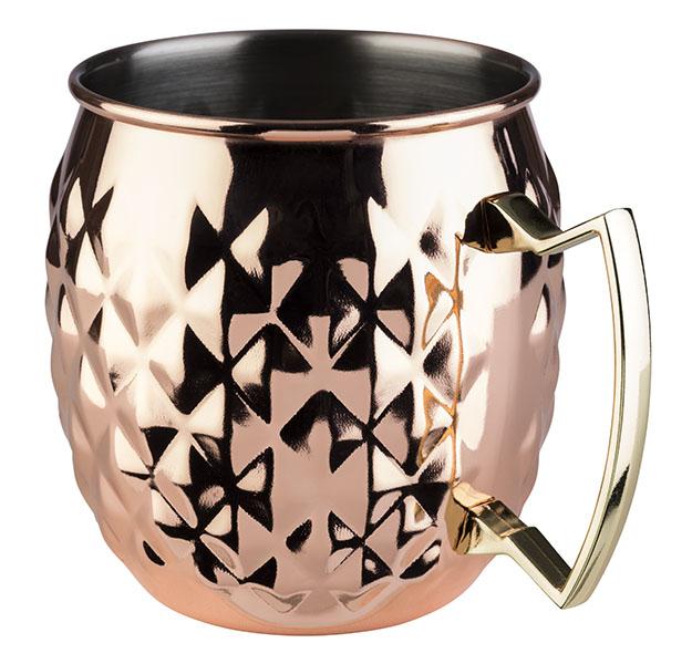APS Becher -MOSCOW MULE- aus Edelstahl im Kupfer-Look für Cocktails