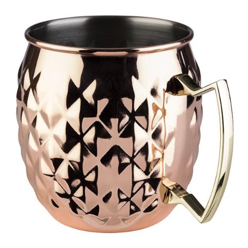 APS Becher -MOSCOW MULE- aus Edelstahl im Kupfer-Look für Cocktails