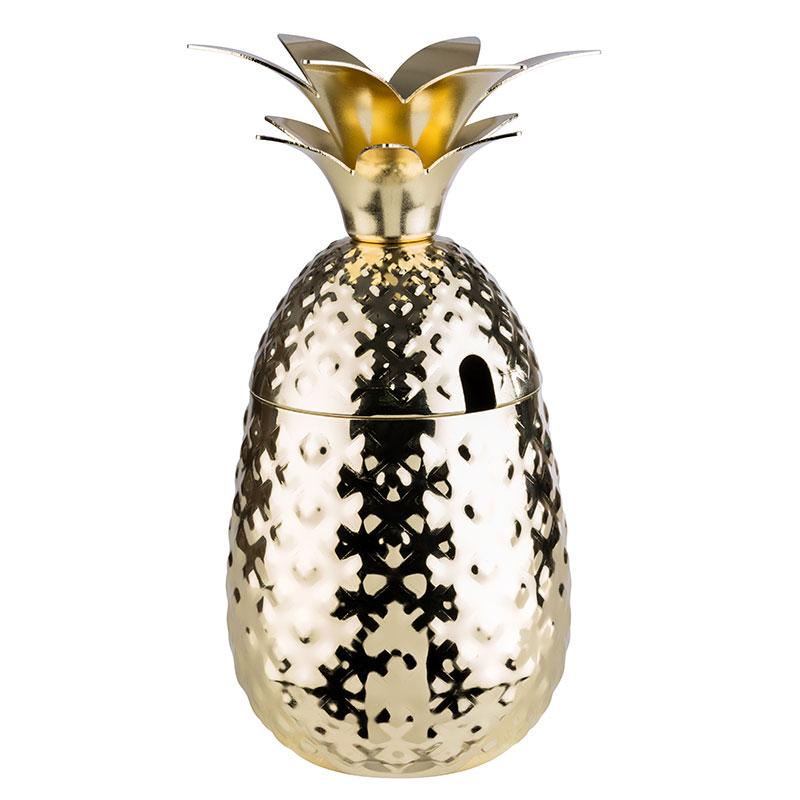 APS Becher -PINEAPPLE- aus Edelstahl für elegante Getränkepräsentation