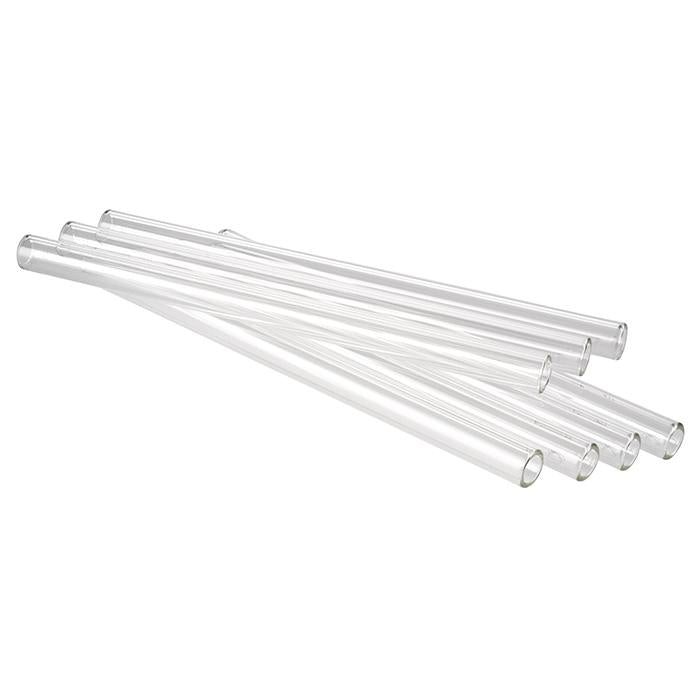APS Trinkhalme 7er Set aus Glas für Getränke