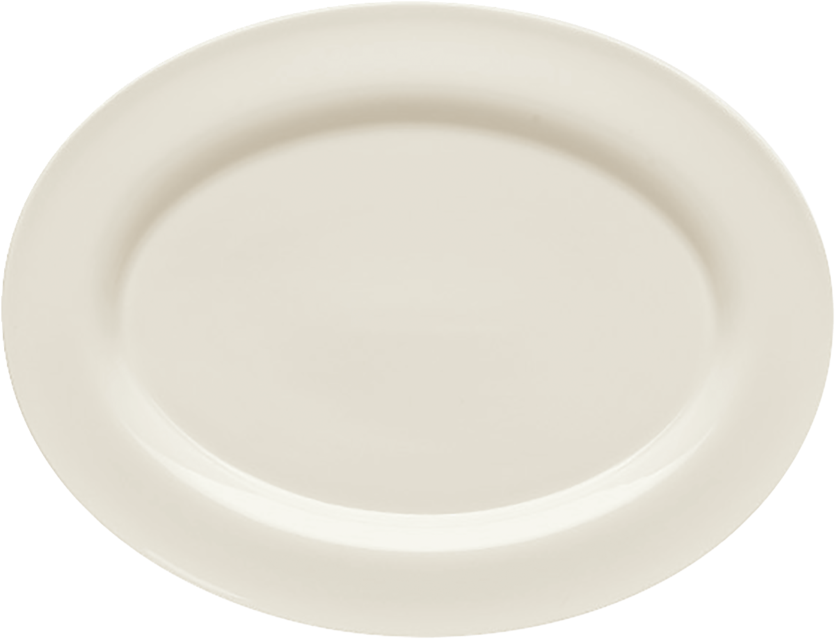 BHS tabletop AG Platte oval Fahne 38x30cm für die ansprechende Speisenpräsentation
