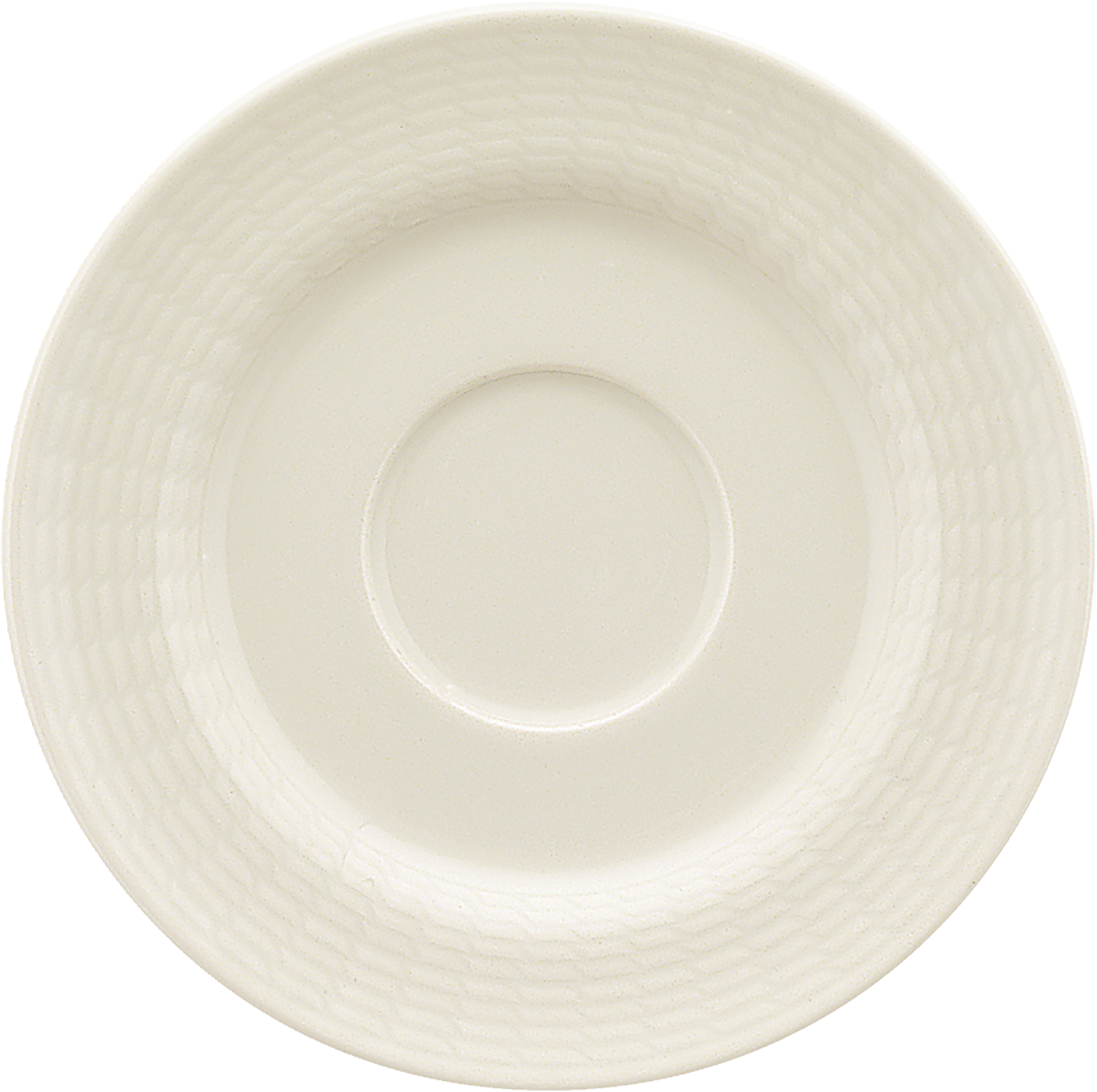 BHS tabletop AG Untertasse rund Relief 13cm für den gastronomischen Einsatz