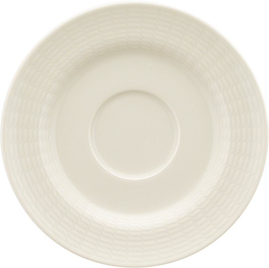 BHS tabletop AG Untertasse rund Relief 13cm für den gastronomischen Einsatz
