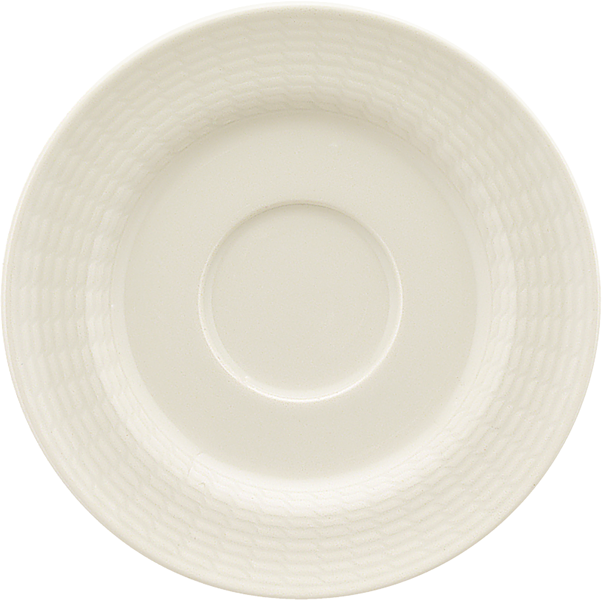BHS tabletop AG Kombi-Untertasse rund Relief 16cm für die Gastronomie