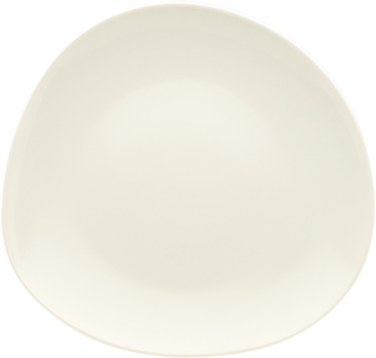 BHS tabletop AG Teller flach asymmetrisch coup 12cm für elegante Foodpräsentation