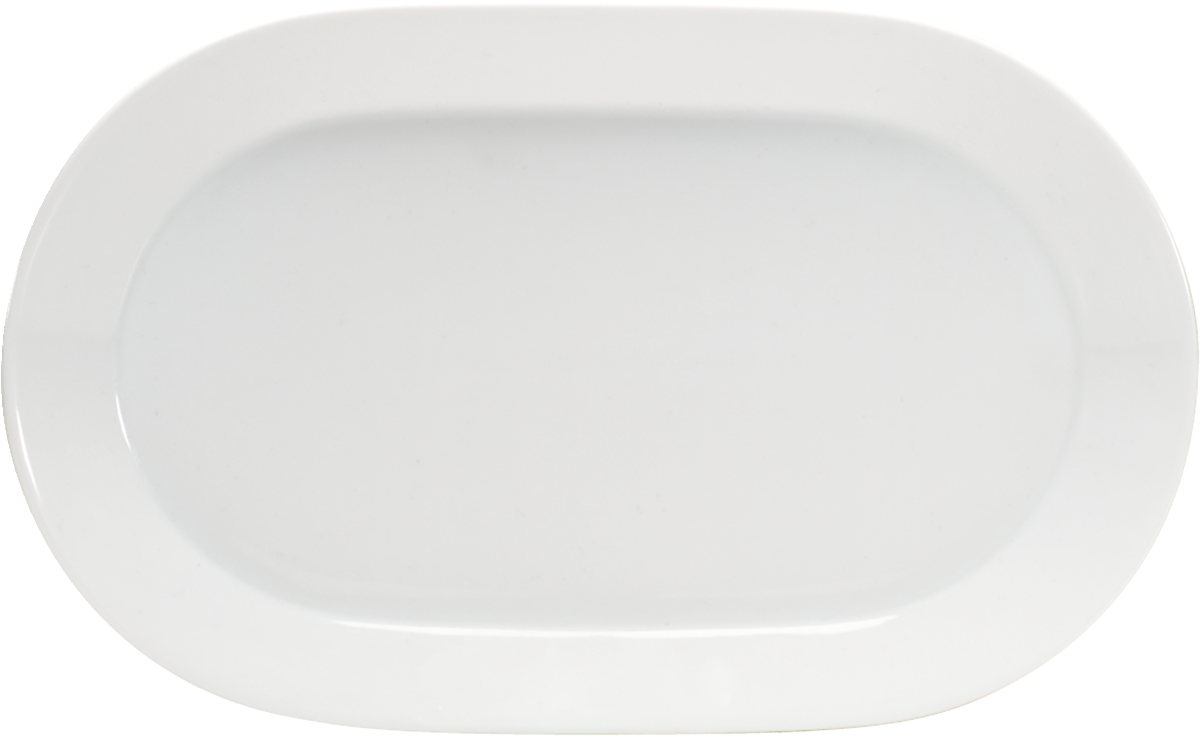 BHS tabletop AG Platte oval coup 29x18cm aus Porzellan für die Gastronomie