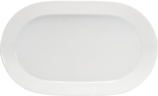 BHS tabletop AG Platte oval coup 29x18cm aus Porzellan für die Gastronomie