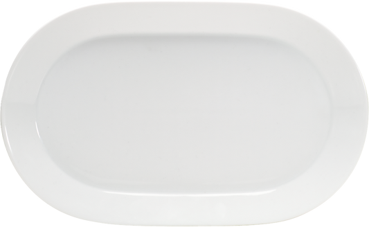 BHS tabletop AG ovale Porzellanplatte für elegante Speisenpräsentation
