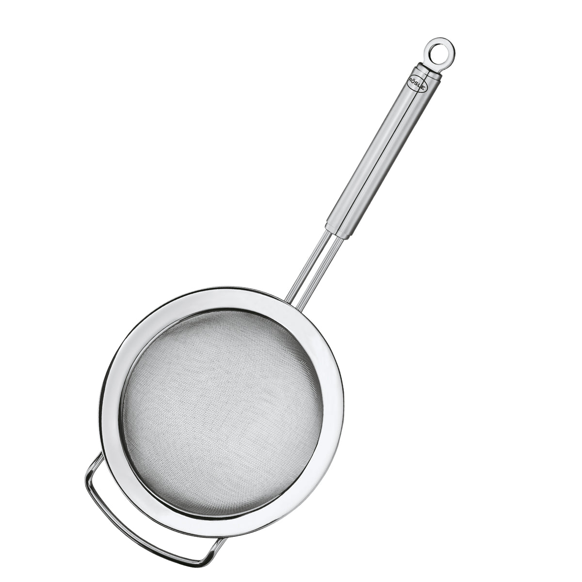 RÖSLE Küchensieb feinmaschig mit Rundgriff, ideal zum Abgießen und Sieben in der professionellen Küche