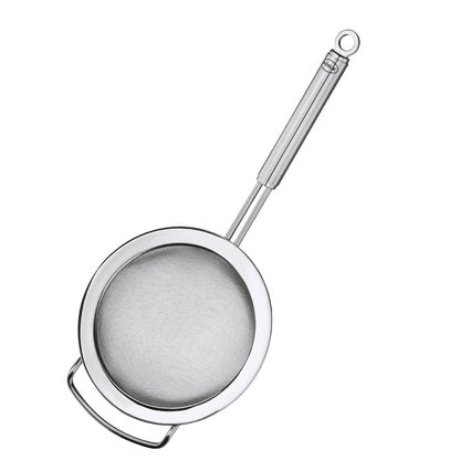 RÖSLE Küchensieb feinmaschig mit Rundgriff, ideal zum Abgießen und Sieben in der professionellen Küche