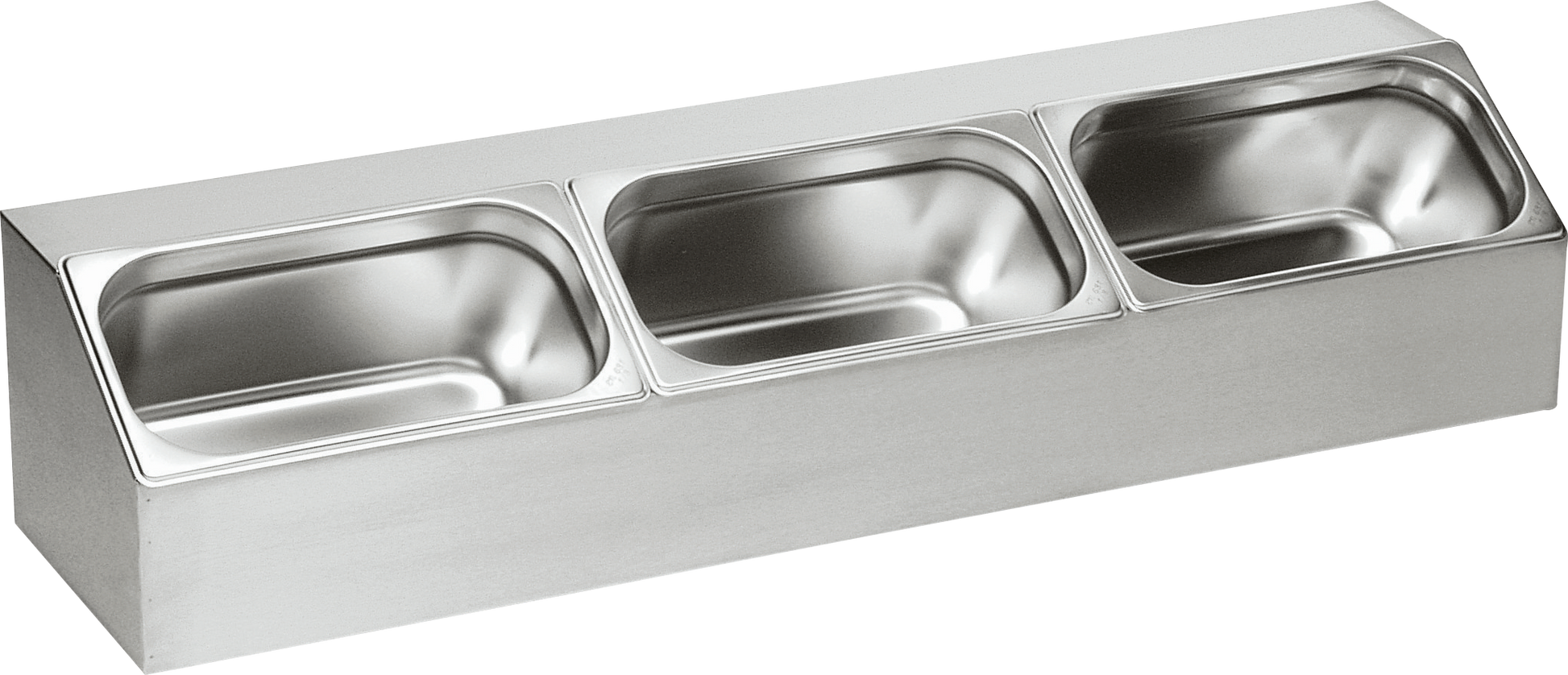 RM Gastro Aufsatzbord für GN-Behälter, Edelstahl 18/10, spülmaschinengeeignet