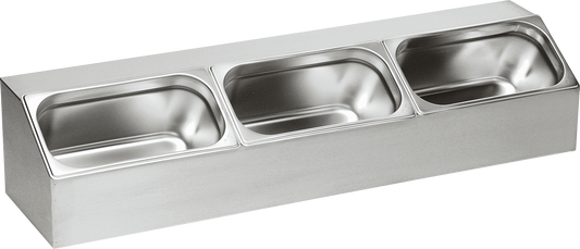 RM Gastro Aufsatzbord für GN-Behälter, Edelstahl 18/10, spülmaschinengeeignet