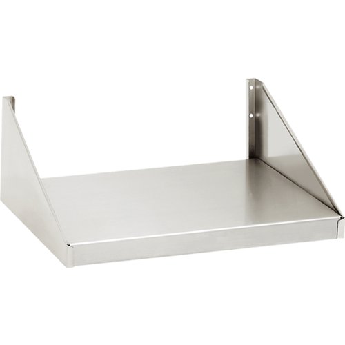Cookmax Wandbord für Mikrowelle, Edelstahl, 55 x 40 cm, ideal für Küchen