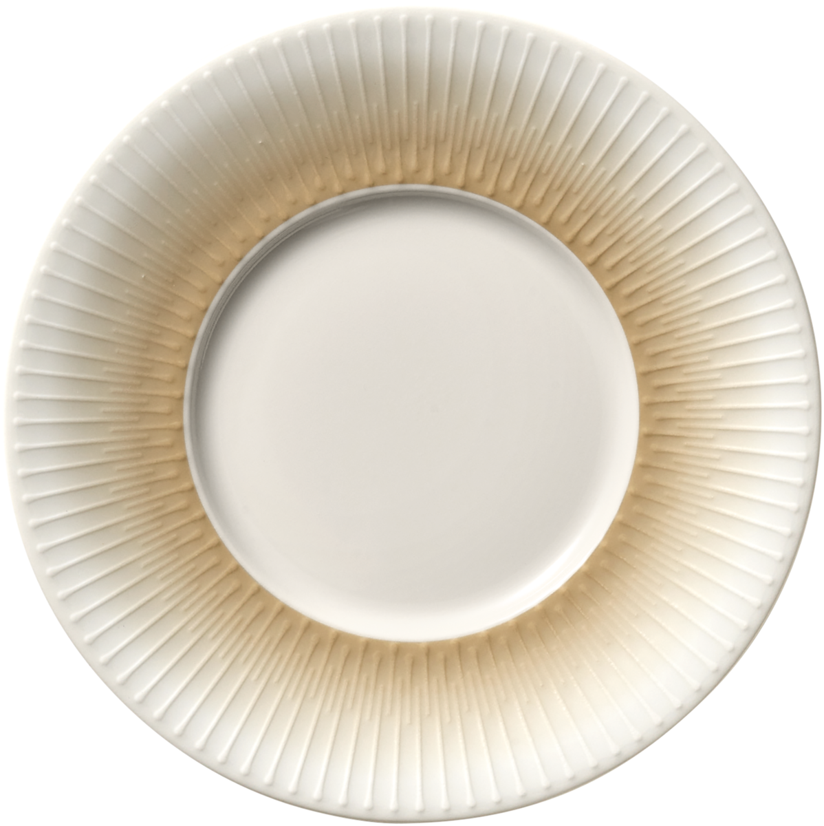 BHS tabletop AG Teller flach rund Fahne Relief 16cm für stilvolle Tischpräsentation