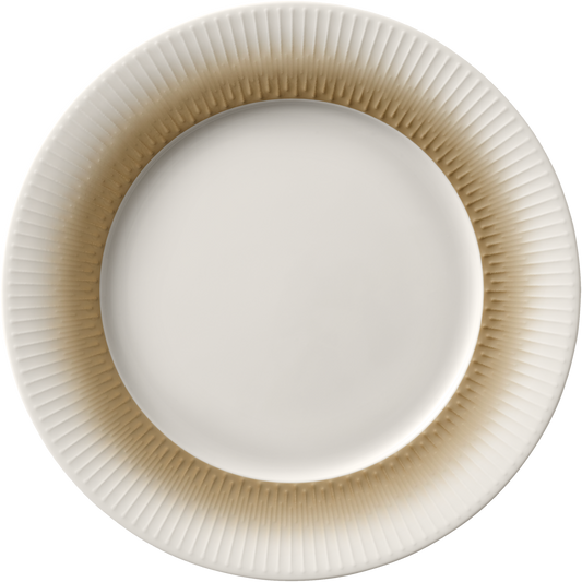 BHS tabletop AG Teller flach rund Fahne Relief 21cm - ideal für Gastronomie