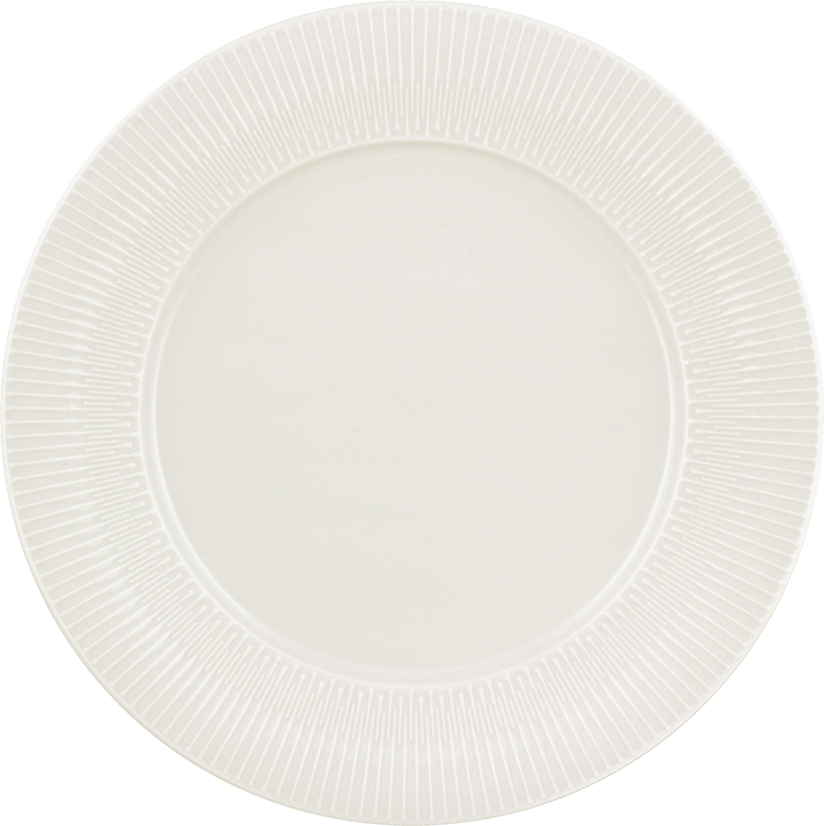 BHS tabletop AG Teller flach rund Fahne Relief 26cm für elegante Speisenpräsentation
