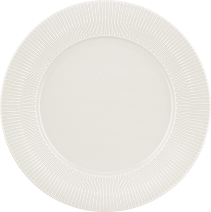 BHS tabletop AG Teller flach rund Fahne Relief 26cm für elegante Speisenpräsentation