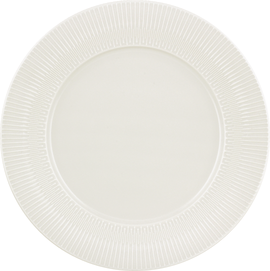 BHS tabletop AG Teller flach rund Fahne Relief 28cm für elegante Speisenpräsentation in der Gastronomie