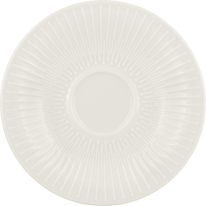BHS tabletop AG Untertasse rund Relief 13cm für den gedeckten Tisch