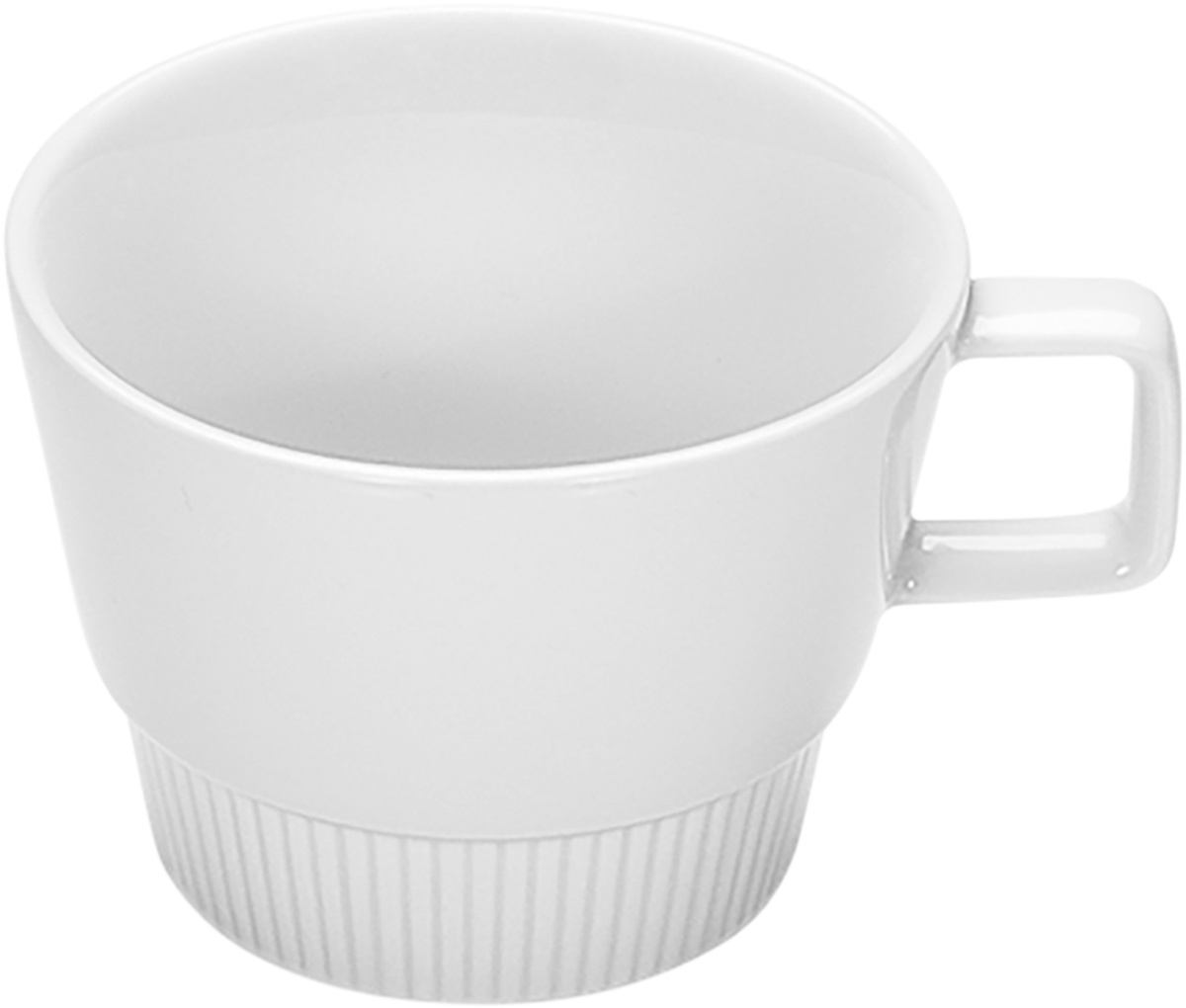 BHS tabletop AG Obertasse Relief 0.20l für Kaffeepräsentation in der Gastronomie