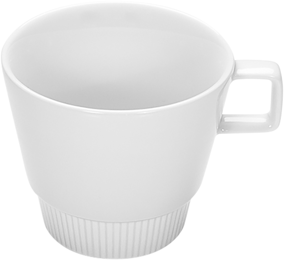 BHS tabletop AG Obertasse Relief 0.25l für Kaffee und Tee im Gastronomiebereich