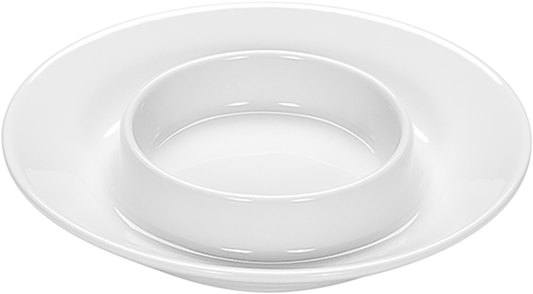 BHS Kombi-Untertasse rund 13cm aus Porzellan für Cafés und Restaurants
