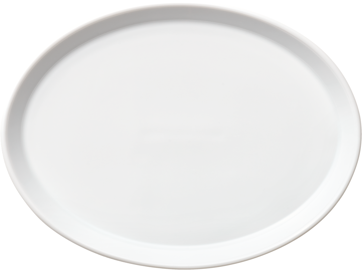 BHS tabletop AG Teller flach oval coup 28x21cm - ideal für die Präsentation von Speisen