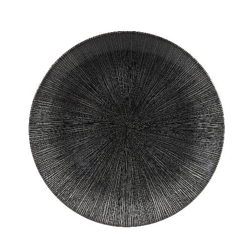 Churchill Super Vitrified Studio Prints Agano Black Teller für die Gastronomie