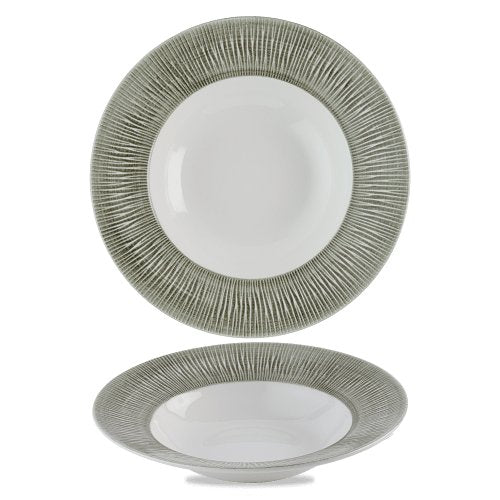 Churchill Super Vitrified Bamboo Teller, 28cm, für Gastronomie und Catering