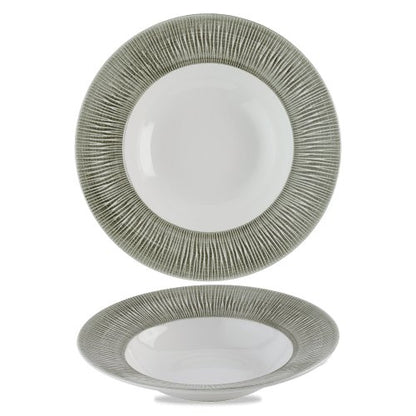 Churchill Super Vitrified Bamboo Teller, 28cm, für Gastronomie und Catering