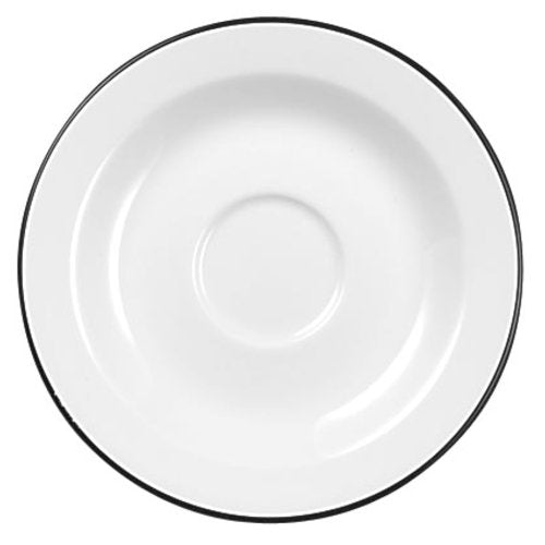 Alchemy Mono Untertasse 12,8cm aus feinem Porzellan für Gastronomie