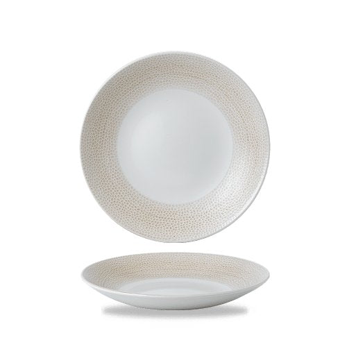 Churchill Super Vitrified Isla Spinwash Sand Teller Tief 25cm für Gastronomie