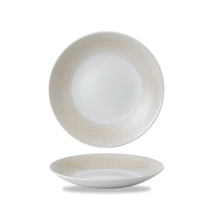 Churchill Super Vitrified Isla Spinwash Sand Teller Tief 25cm für Gastronomie