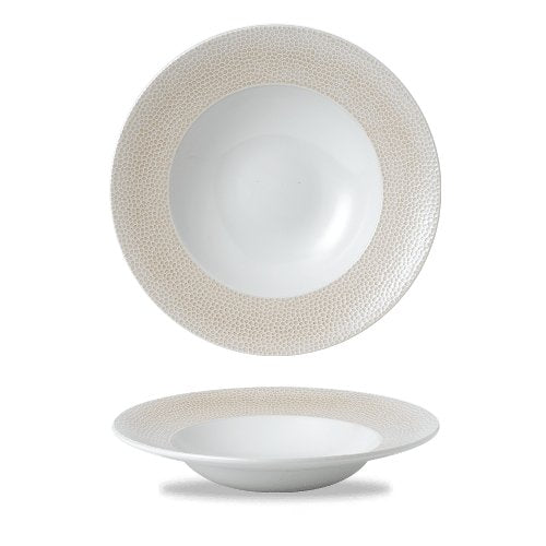 Churchill Super Vitrified Isla Spinwash Sand Teller, 28cm, für Gastronomie