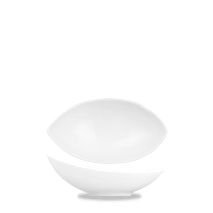 Alchemy Schale Oval Spitz 23cm aus feinem Porzellan für Buffet und Gastronomie