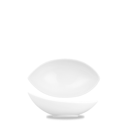 Alchemy Schale Oval Spitz 23cm aus feinem Porzellan für Buffet und Gastronomie