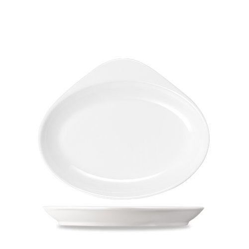 Alchemy Platte Oval 25,8 cm - Serviergeschirr aus feinem Porzellan für die Gastronomie