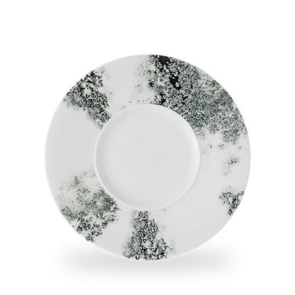 Alchemy Ambience Smoke Black flacher Teller 28 cm für die gehobene Gastronomie
