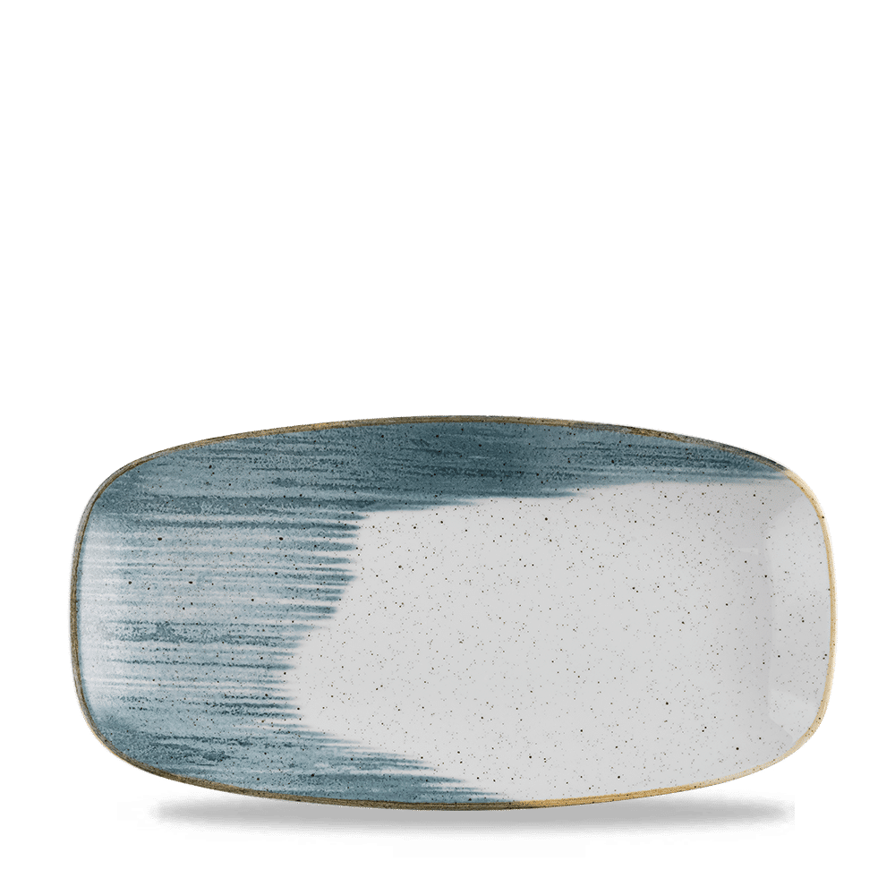 Churchill Super Vitrified Stonecast Accents Blueberry Chefs Platte 29.8 x 15.3cm für Gastronomie