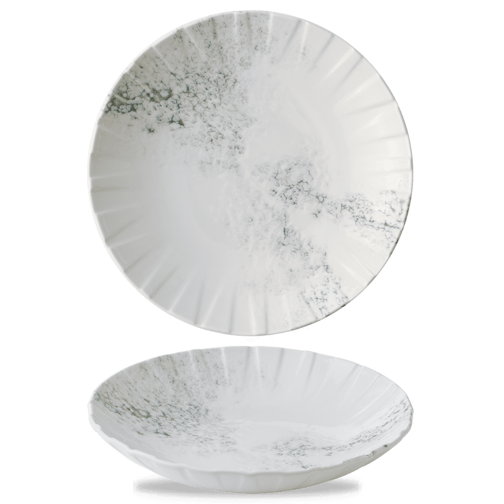 Alchemy Abstract Coupe Schale 27,1cm aus feinem Porzellan für Gastronomie