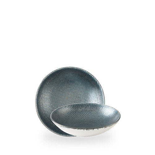 Churchill Super Vitrified Astro Metallic Blue Teller für Gastronomie und gewerbliche Nutzung.