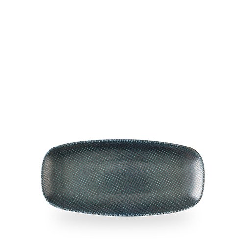 Churchill Super Vitrified Astro Metallic Blue Platte für Gastronomie und Speisenpräsentation