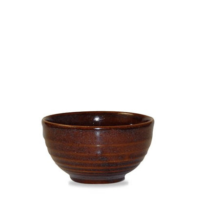 Churchill Super Vitrified Cinnamon Ripple Schale, rund, 13 cm, für Beilagen und kleine Gerichte
