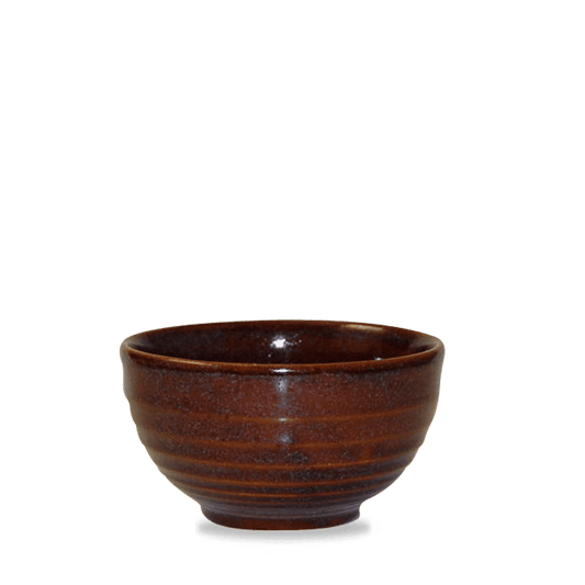 Churchill Super Vitrified Cinnamon Ripple Schale, rund, 13 cm, für Beilagen und kleine Gerichte