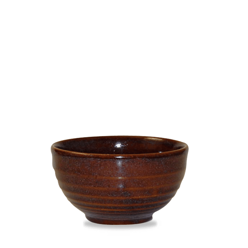 Churchill Super Vitrified Cinnamon Ripple Schale, rund, 13 cm, für Beilagen und kleine Gerichte