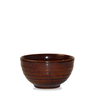Churchill Super Vitrified Cinnamon Ripple Schale, rund, 13 cm, für Beilagen und kleine Gerichte