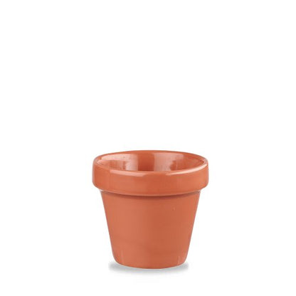 Churchill Super Vitrified Paprika Blumentopf für die Präsentation von Beilagen.